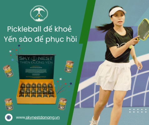 Pickleball de khoe – Yen sao de phuc hoi