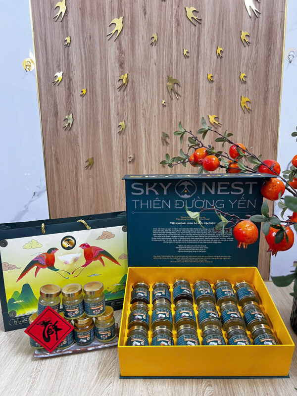 Vì sao yến sào là món quà Tết sang trọng và ý nghĩa nhất hiện nay? 2 qua tet yen sao 3