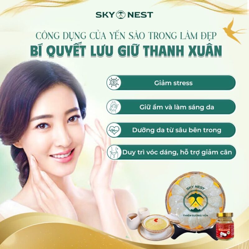Ăn yến sào đẹp da – Bí quyết làm đẹp tự nhiên cho phụ nữ hiện đại 2 yen sao voi phu nu 2