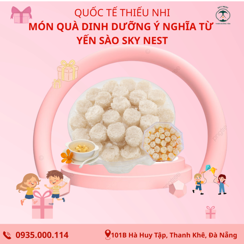 QUỐC TẾ THIẾU NHI – MÓN QUÀ DINH DƯỠNG Ý NGHĨA TỪ YẾN SÀO SKY NEST DÀNH CHO BÉ YÊU 1 Red and Gold Modern Vietnam Celebration Facebook Profile Picture 3