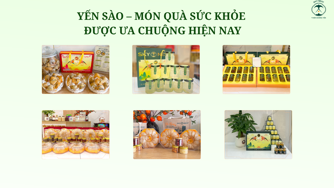TỔNG HỢP NHỮNG DỊP CÓ THỂ DÙNG YẾN SÀO LÀM QUÀ TẶNG Ý NGHĨA 2 oc 1 1