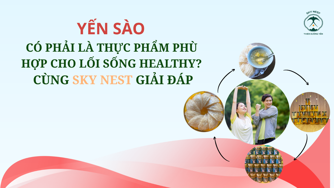 YẾN SÀO CÓ PHẢI LÀ THỰC PHẨM PHÙ HỢP CHO LỐI SỐNG HEALTHY? CÙNG SKY NEST GIẢI ĐÁP 1 oc 2