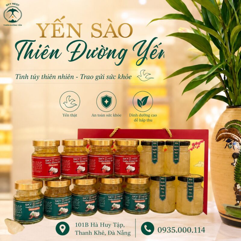 YẾN SÀO THIÊN ĐƯỜNG YẾN – TINH TÚY THIÊN NHIÊN, TRAO GỬI SỨC KHỎE 5 Ban sao cua Red and Gold Modern Vietnam Celebration Facebook Profile Picture 2