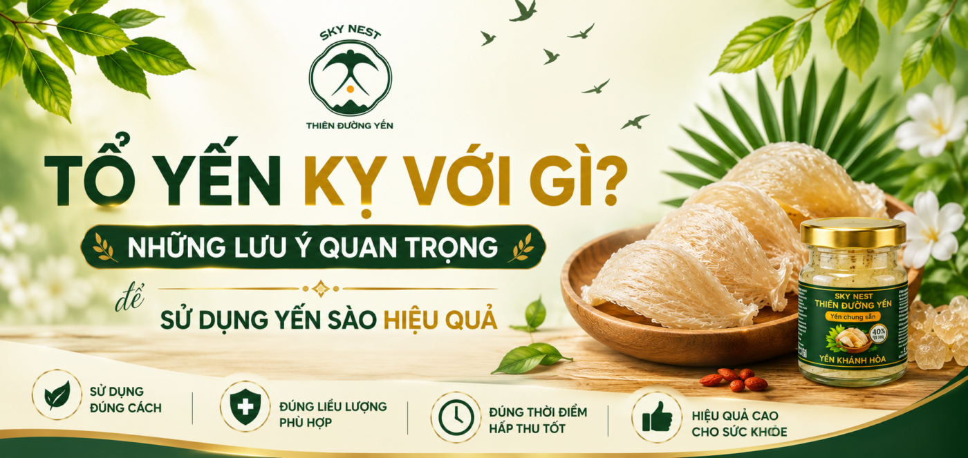 TỔ YẾN KỴ VỚI GÌ? NHỮNG LƯU Ý QUAN TRỌNG ĐỂ SỬ DỤNG YẾN SÀO HIỆU QUẢ 1 image 2