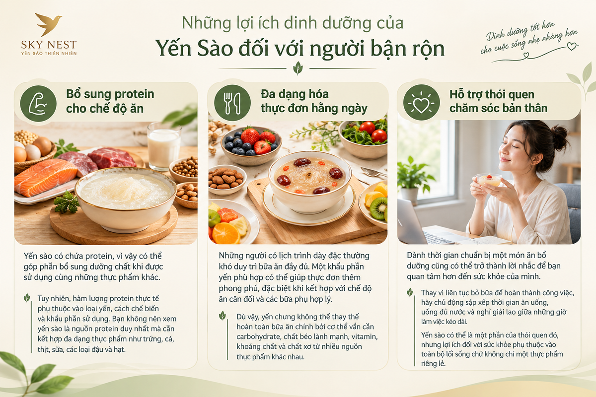 YẾN SÀO CÓ PHÙ HỢP VỚI NGƯỜI THƯỜNG XUYÊN THỨC KHUYA, LÀM VIỆC CĂNG THẲNG? 4 image 19